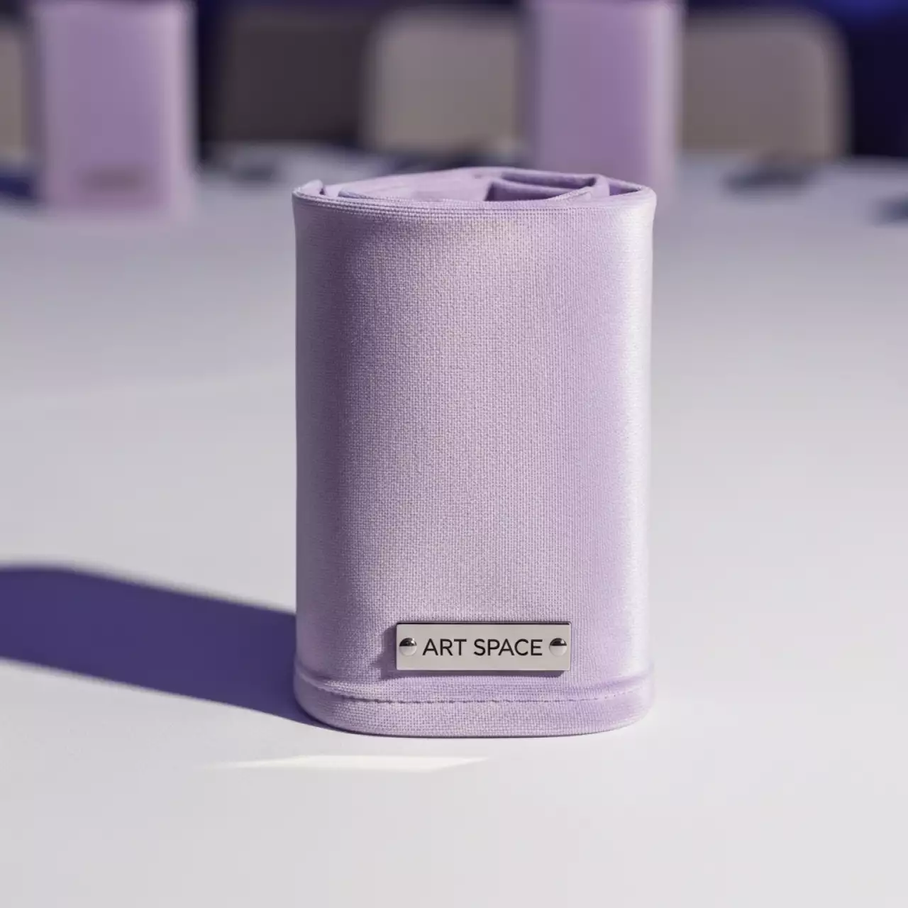 Аренда Салфетка бархатная 45х45 см светло лавандовая в Гранд Отель Поляна — ART SPACE