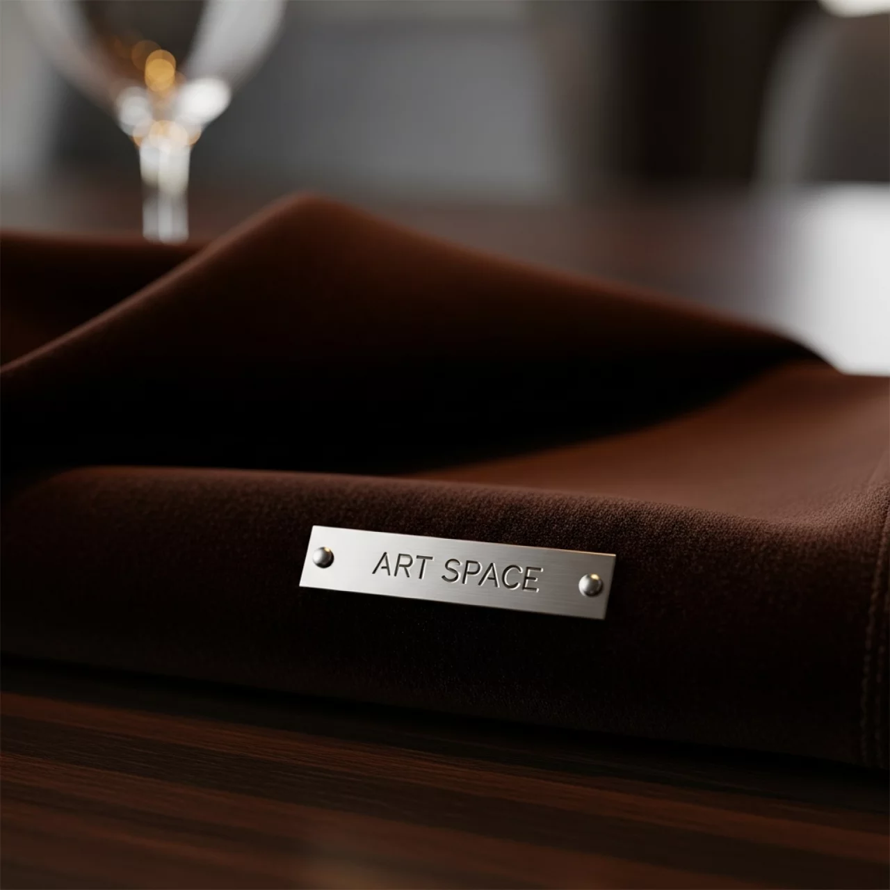 Аренда Салфетка бархатная горький шоколад в Mövenpick Hotel — ART SPACE