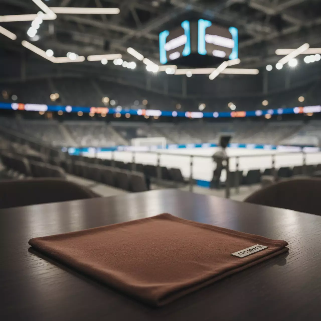 Аренда Салфетка бархатная матовая Альт капучино в VK Stadium Sirius — ART SPACE