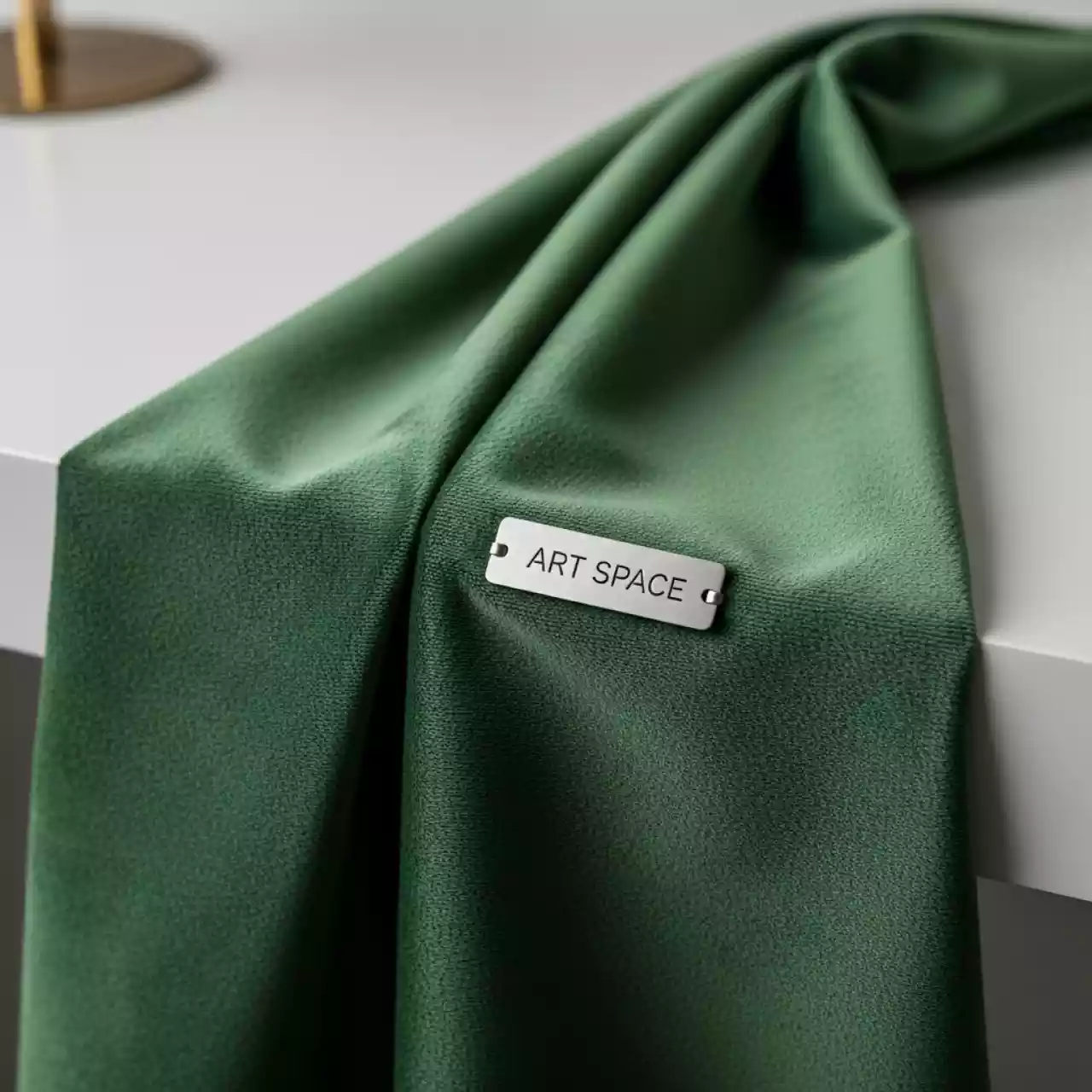 Аренда Салфетка бархатная матовая Альт Папоротниковая в Ледовом дворце «Айсберг» — ART SPACE