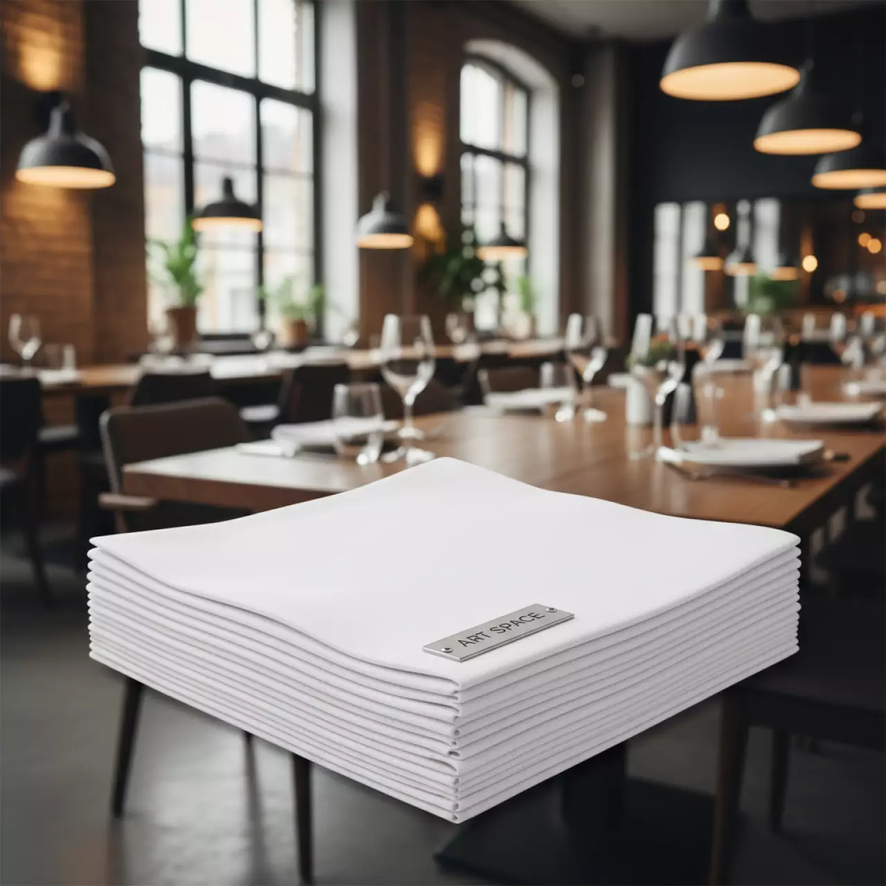 Аренда Салфетка белая 19 412 в ресторане «Высота 5642» — ART SPACE