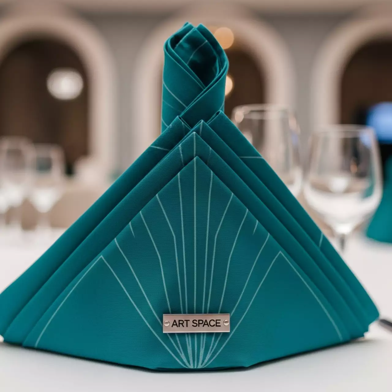 Аренда Салфетка бирюзовая в этно-парке «Моя Россия» — ART SPACE