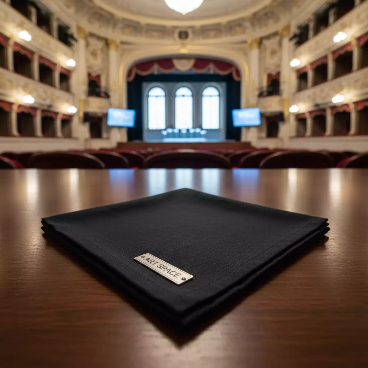 Аренда Салфетка черная в Зимнем театре — ART SPACE