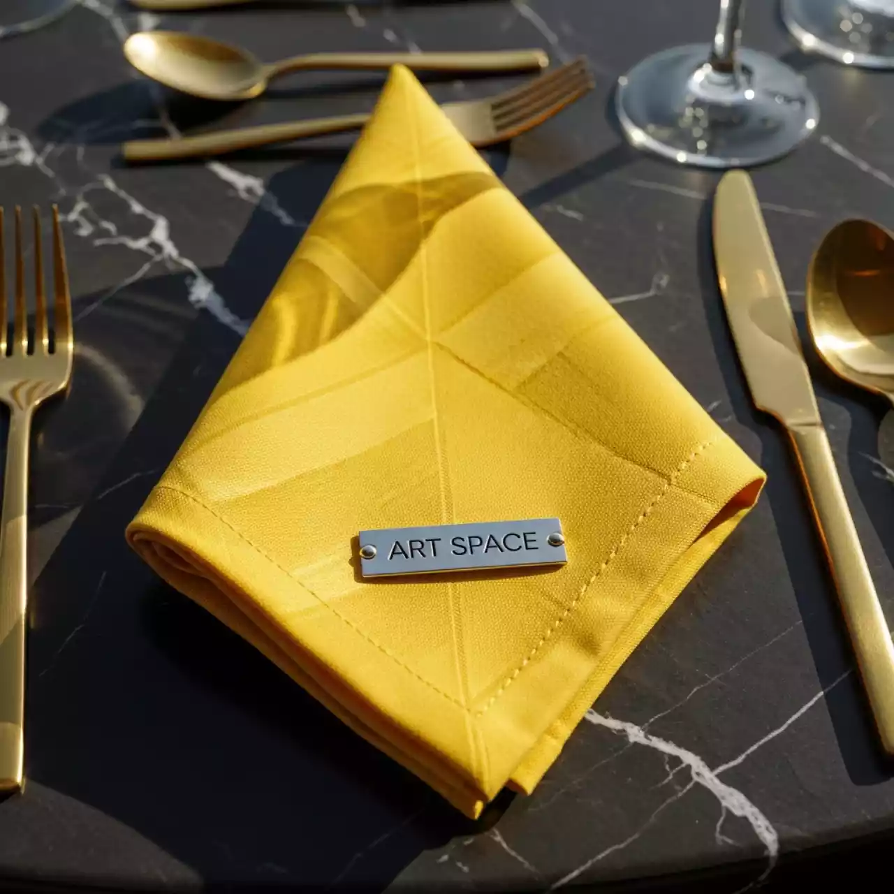 Аренда Салфетка габардин желтая в Karat Resort — ART SPACE