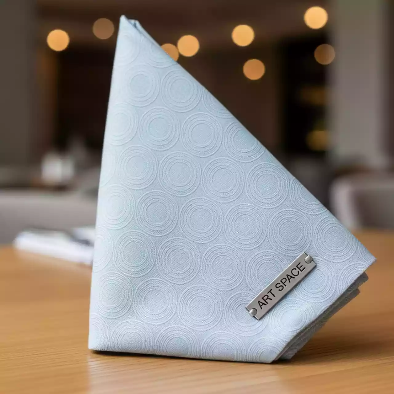 Аренда Салфетка габардиновая Рондо голубая в ресторане «Магеллан» — ART SPACE