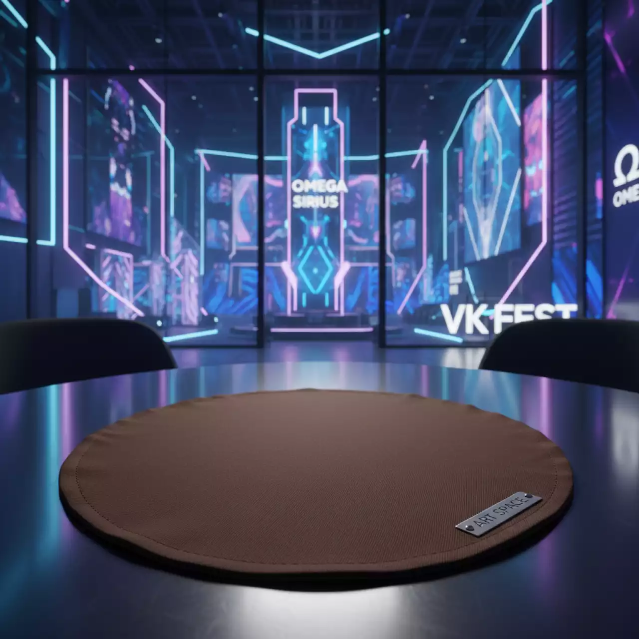 Аренда Салфетка габардиновая Рондо шоколадная в Omega Sirius — ART SPACE