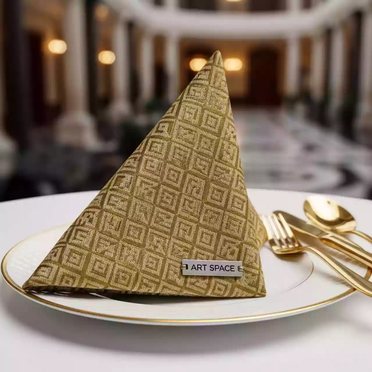 Аренда Салфетка хаки 45х45 см жаккард в санатории «Сочи» — ART SPACE