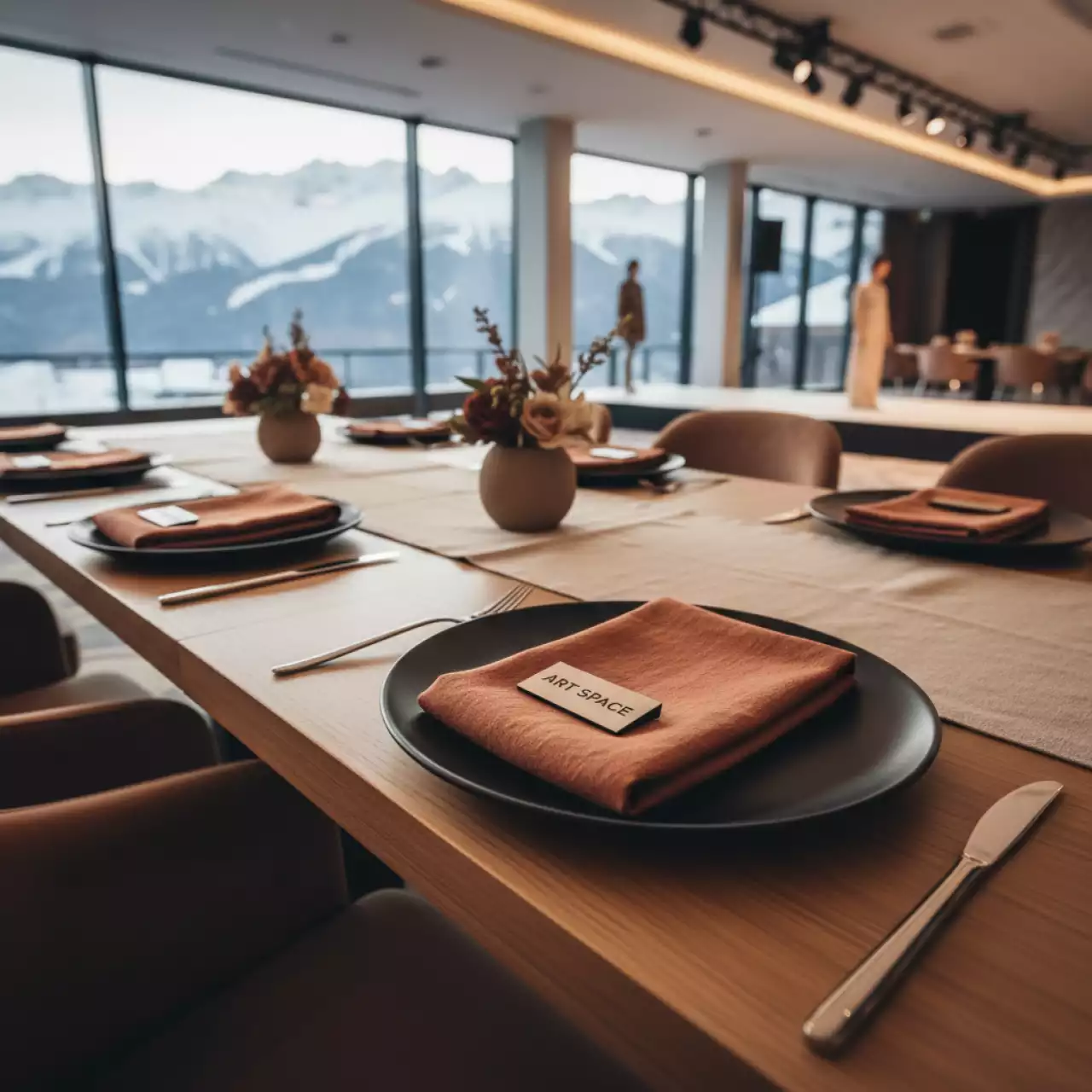 Аренда Салфетка лен кирпичный в Golden Tulip Rosa Khutor — ART SPACE