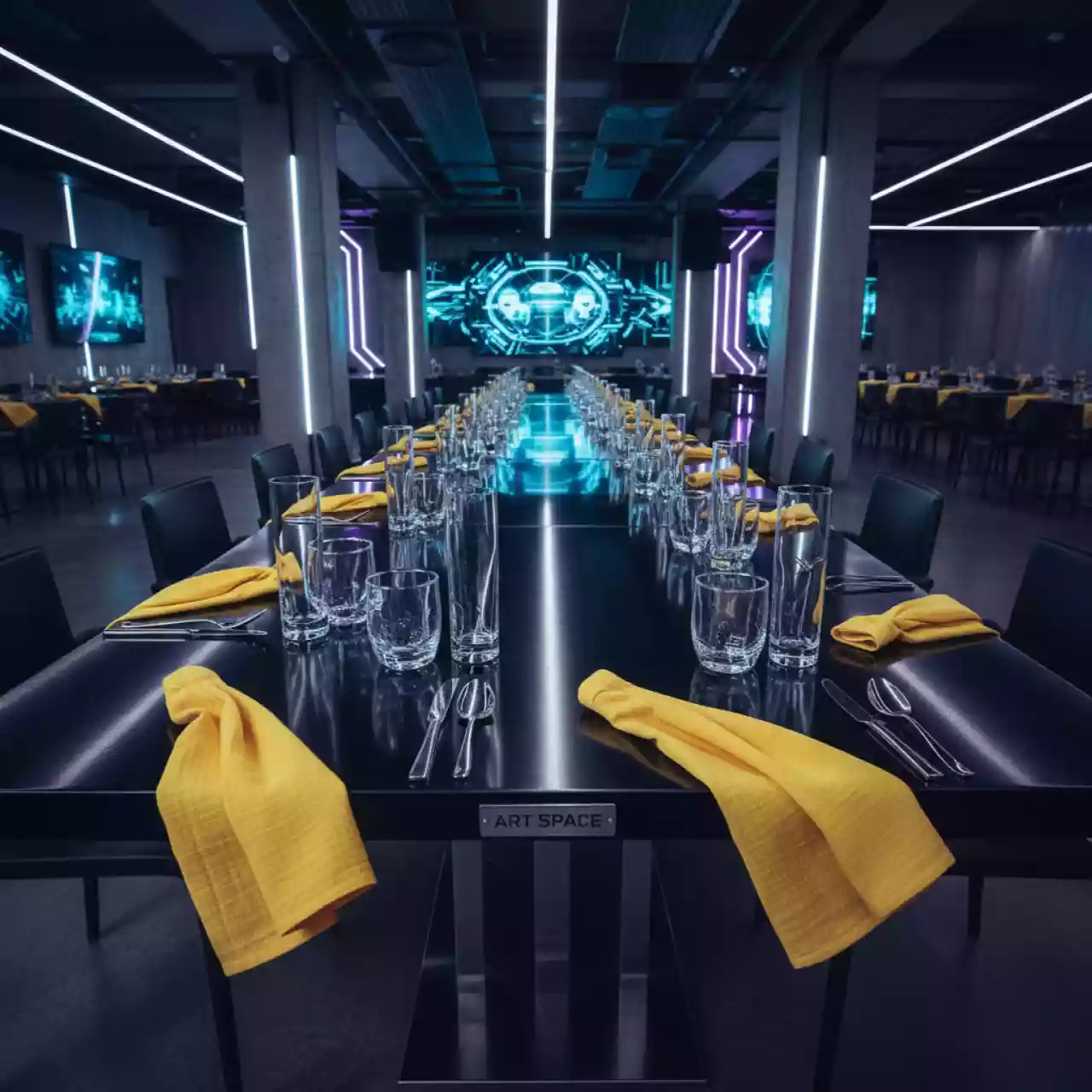 Аренда Салфетка муслиновая желтая Тирсо в ресторане «Магадан» — ART SPACE