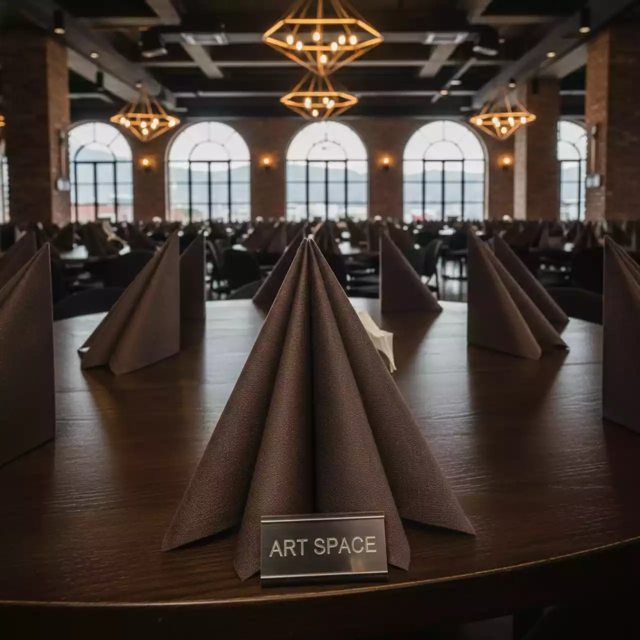 Аренда Салфетка профессиональная шоколадного цвета казино «Сочи» — ART SPACE