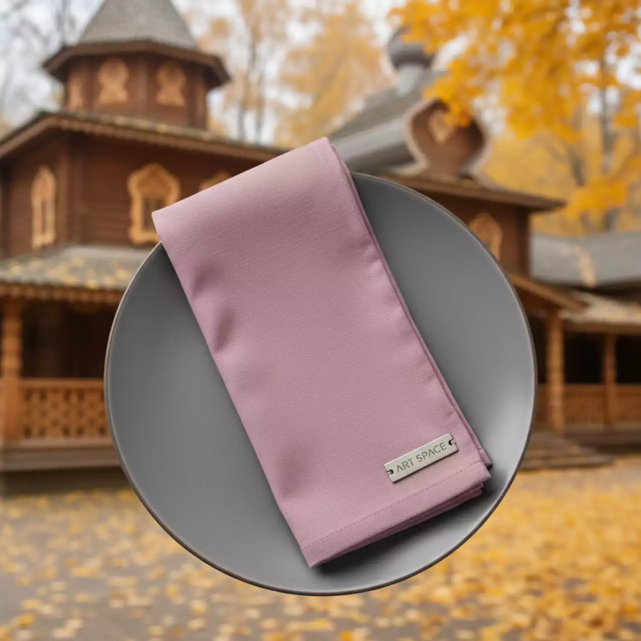 Аренда Салфетка "Розовая пудра" R4E 00270 в этно-парке «Моя Россия» — ART SPACE