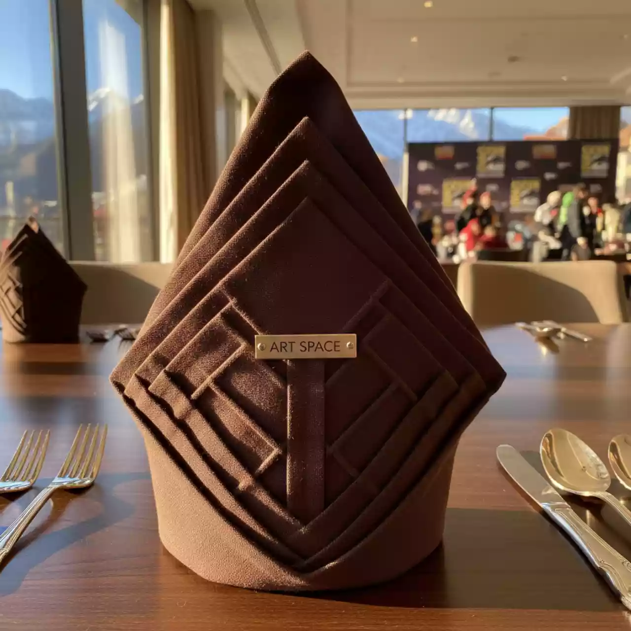 Аренда Салфетка шоколадная 45х45 см Профлайн в Rixos Krasnaya Polyana — ART SPACE