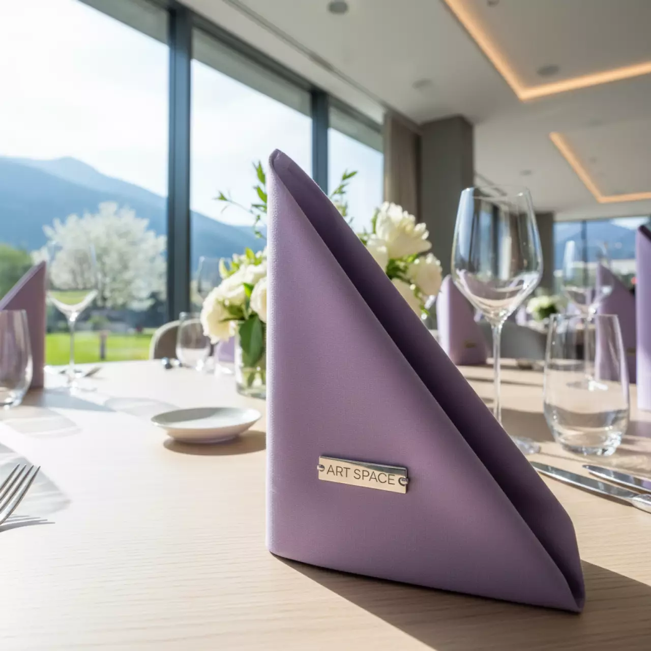 Аренда Салфетка сиреневая в Гранд Отель Сочи — ART SPACE