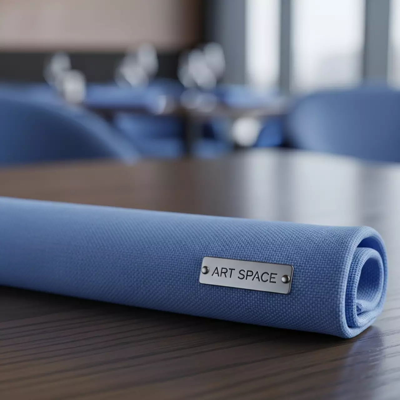 Аренда Салфетки банкетной Габардин василек в Radisson Hotel Rosa Khutor — ART SPACE