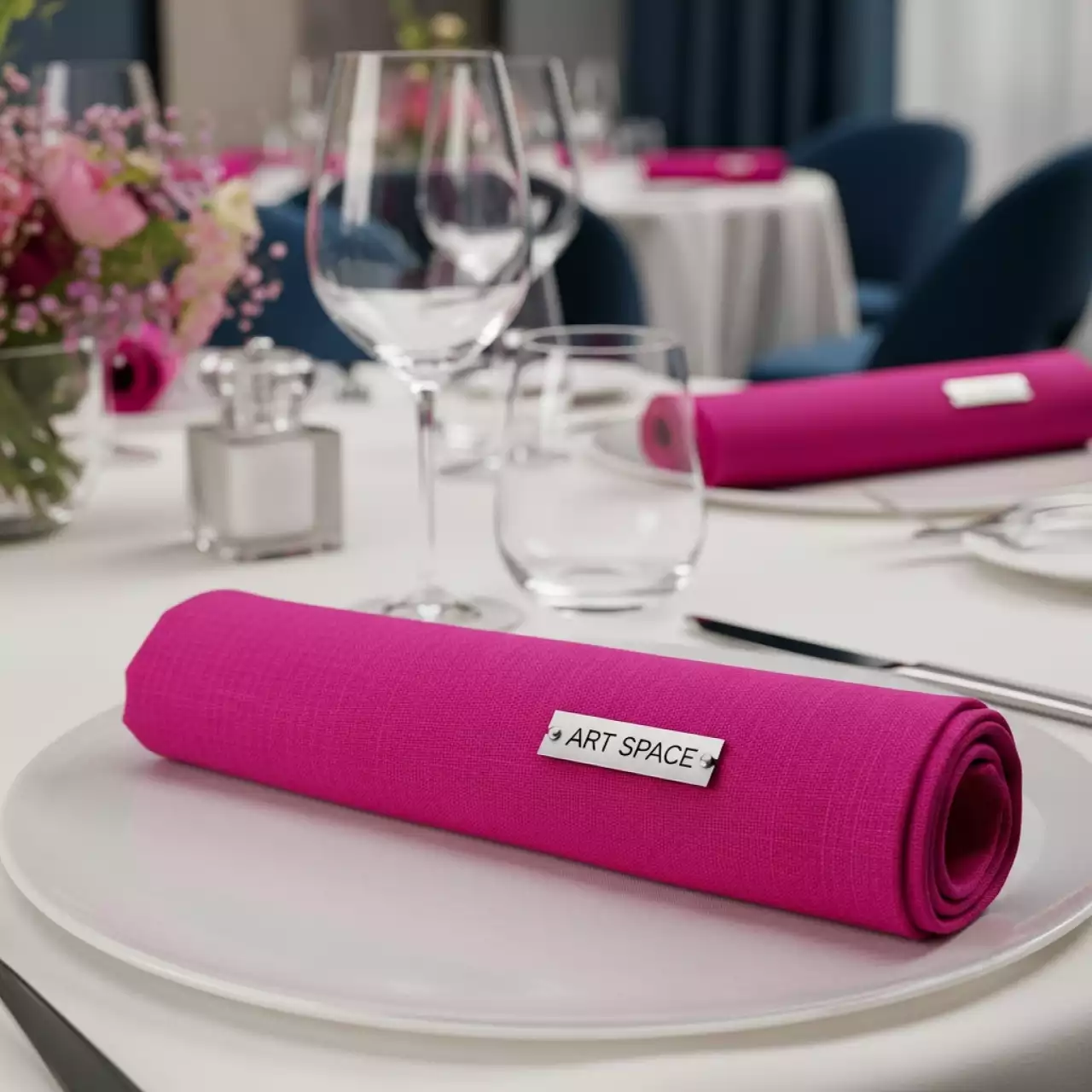 Аренда Салфетки фуксия в ресторане «Sanremo» — ART SPACE