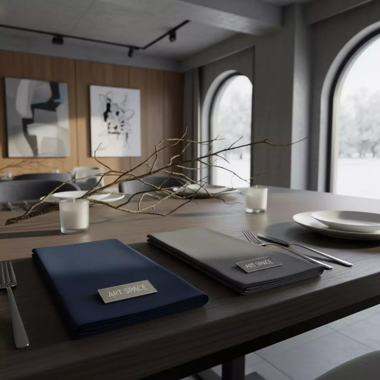 Аренда Салфетки из габардина в Boutique Hotel PORTUM 1905 — ART SPACE