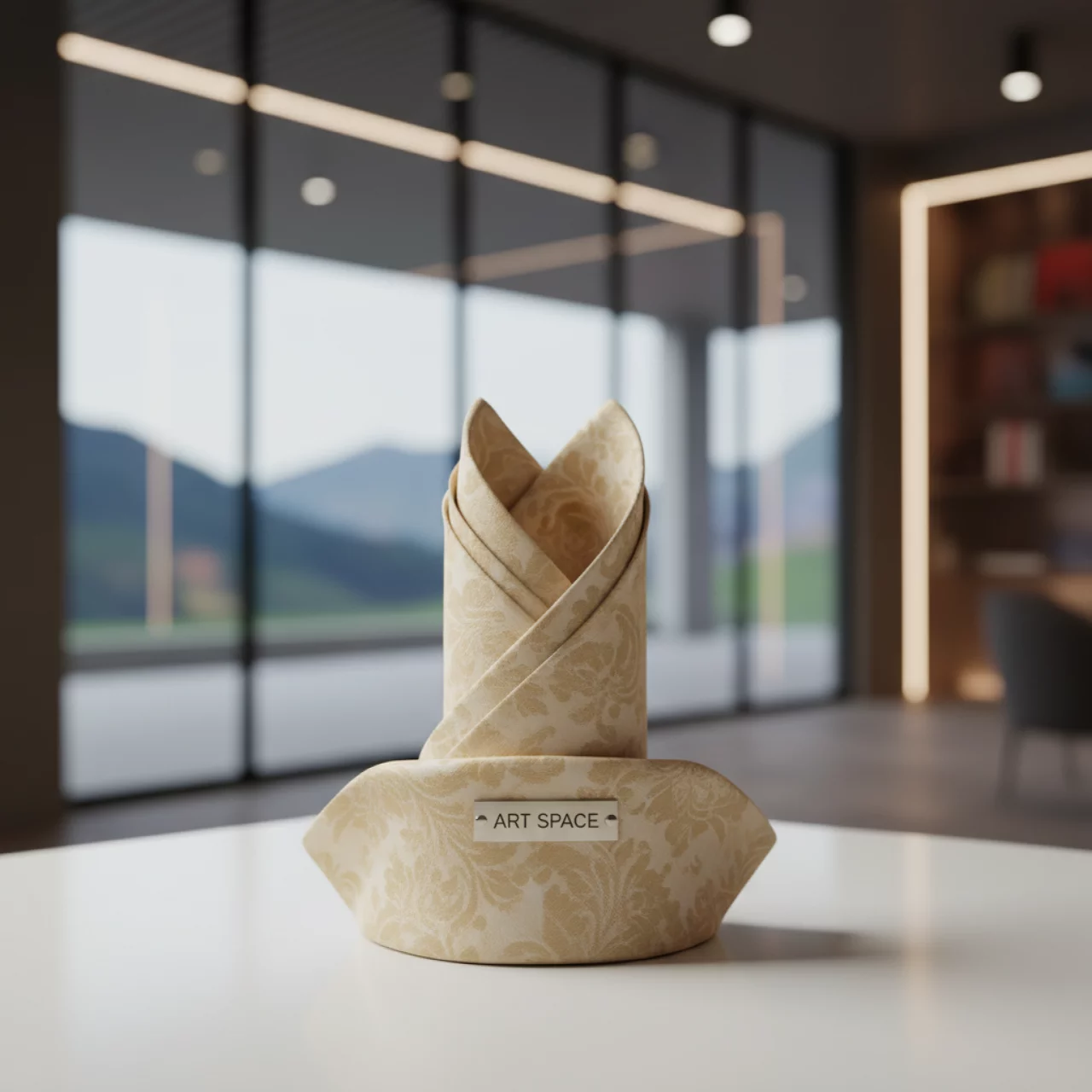 Аренда Салфетки журавинка шампань вензель в санатории «Заполярье» — ART SPACE