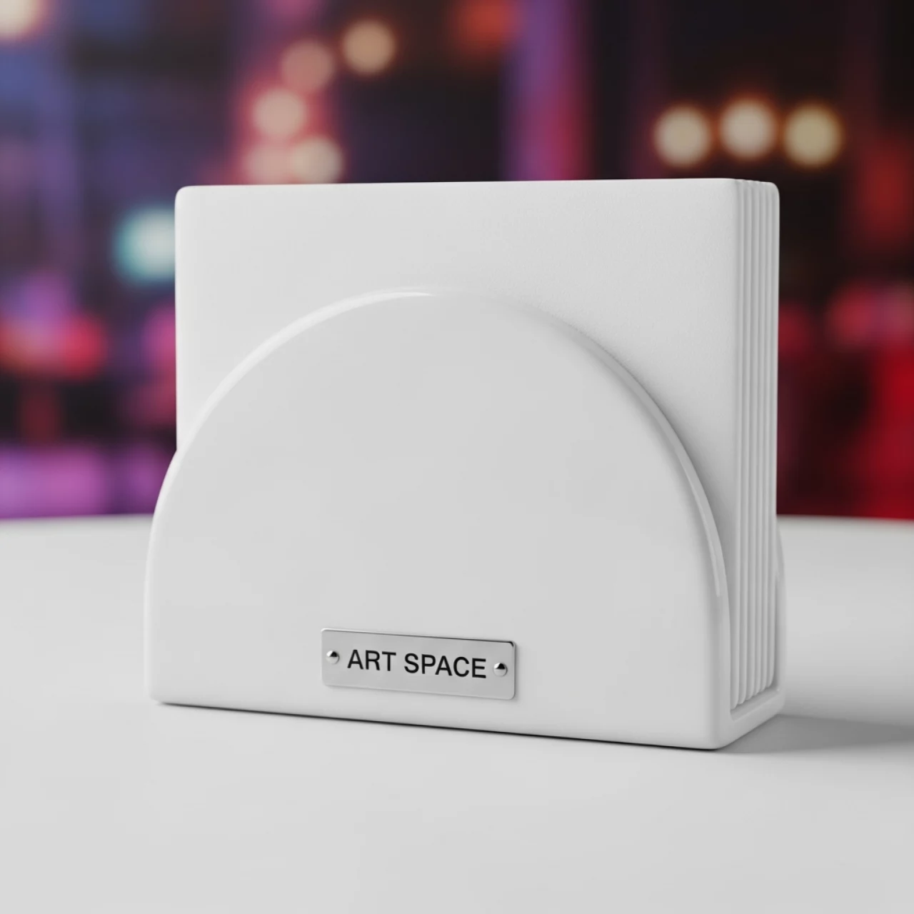 Аренда Салфетница белая 15х4 см в ресторане «Баран-Рапан» — ART SPACE