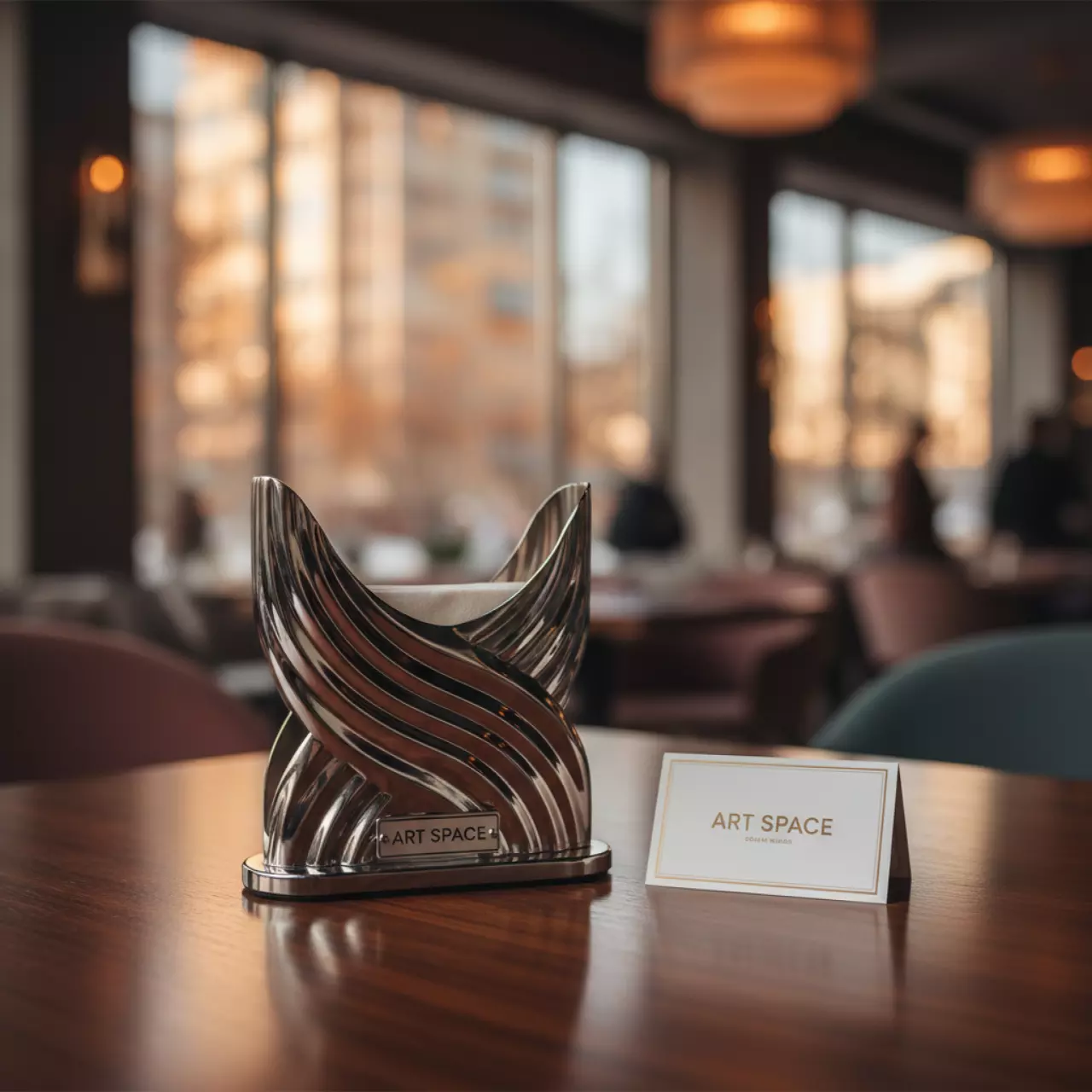 Аренда Салфетница Chan Wave Classic 115 мм в ресторане «Баран-Рапан» — ART SPACE