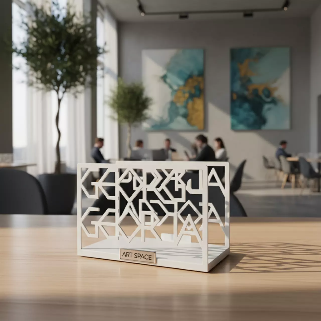 Аренда Салфетница Джорджия белая в Gamma Sirius — ART SPACE