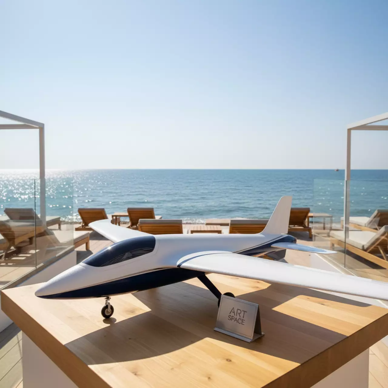 Аренда Самолёт радиоуправляемый на пляжных клубах Хосты — ART SPACE