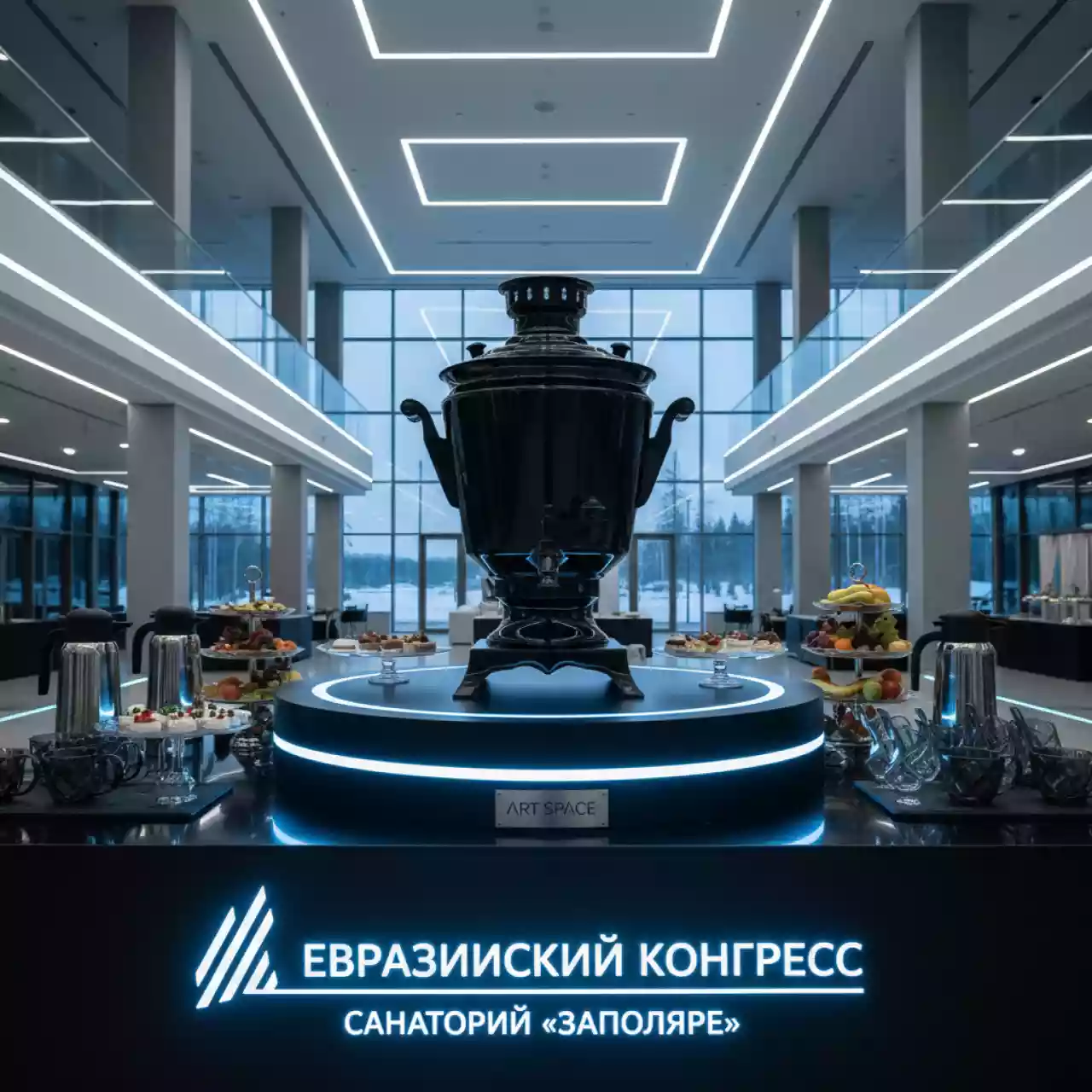 Аренда Самовар черный в санатории «Заполярье» — ART SPACE