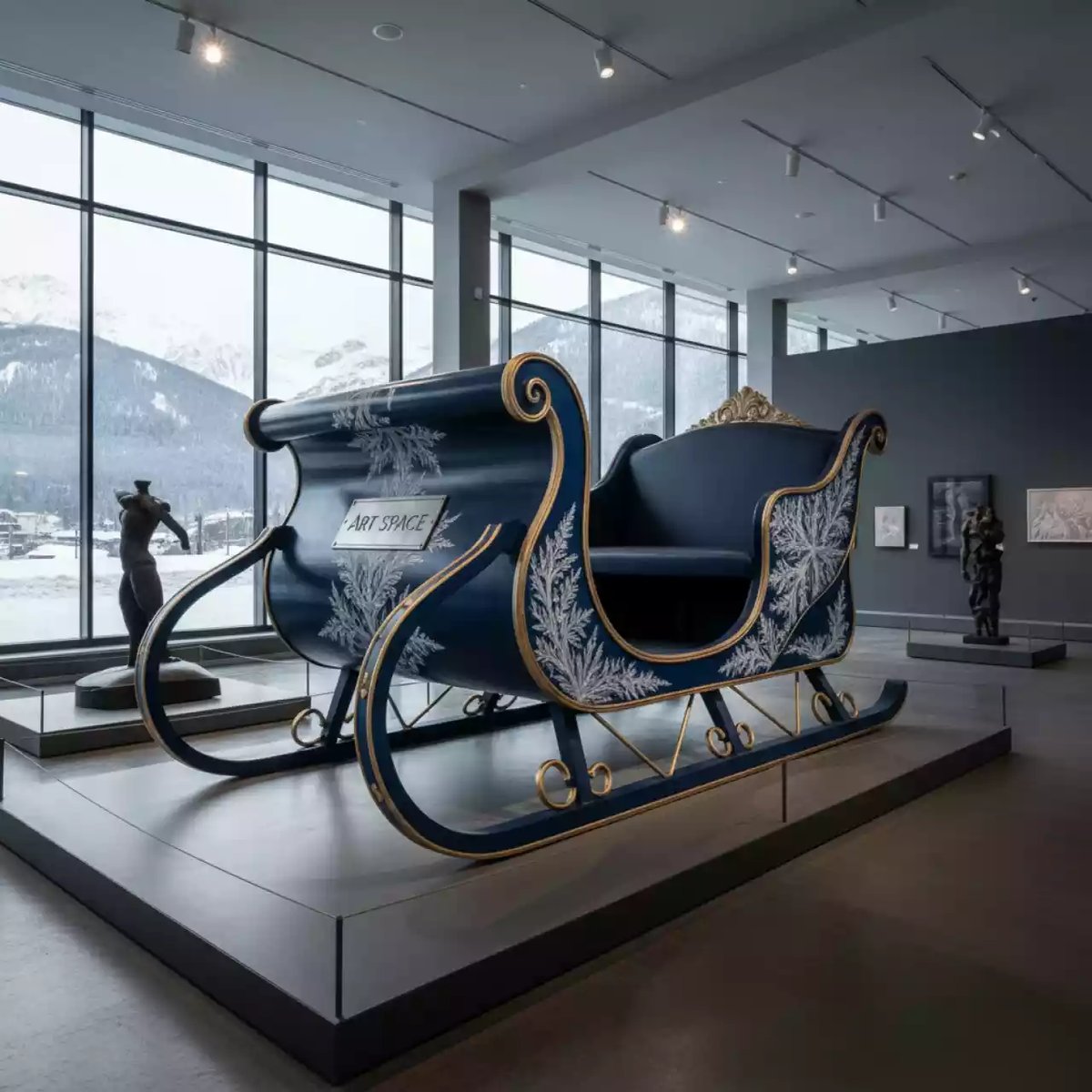 Аренда Сани большие Морозко в Гранд Отель Поляна — ART SPACE