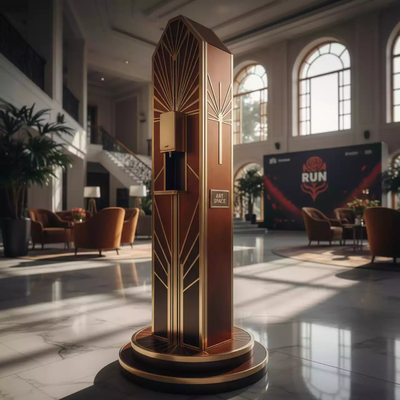 Аренда Санитайзер механический для дезинфекции рук в отеле Radisson Lazurnaya — ART SPACE