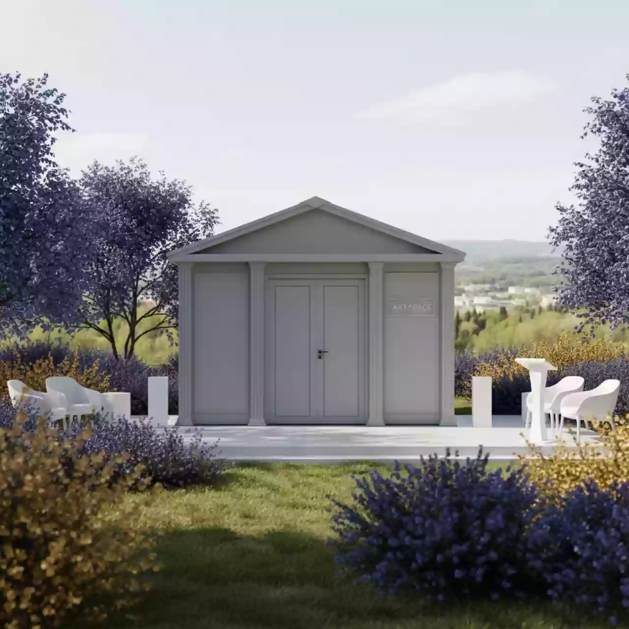 Аренда Сарай Дарвин 6х6 183х182 см серый в Mantera Supreme — ART SPACE