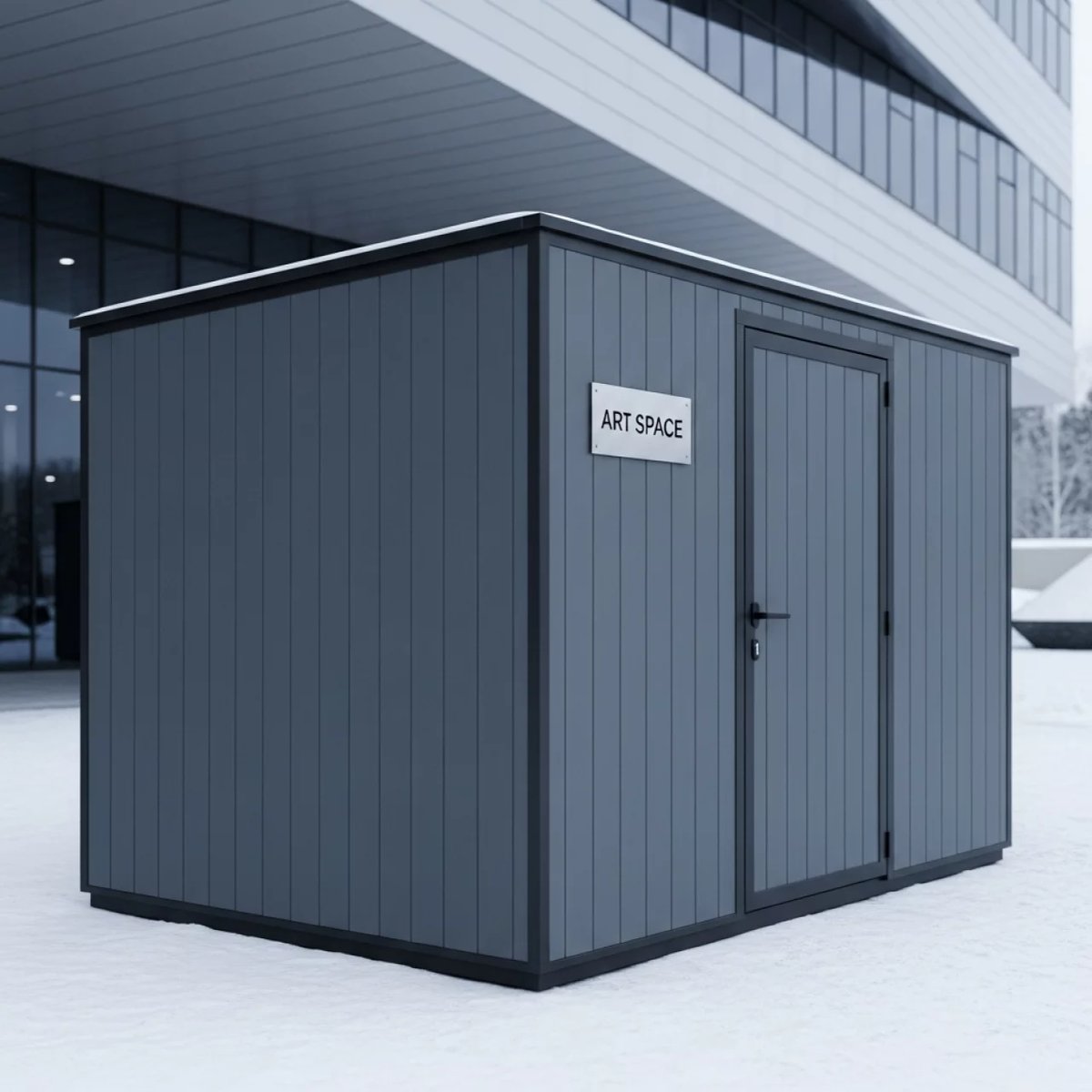 Аренда Сарай хозблок Манор 6х5 TWF серый в Alpha Sirius — ART SPACE