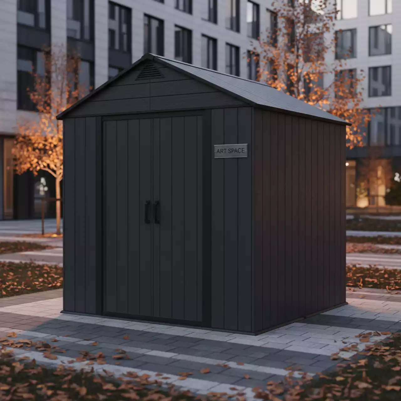 Аренда Сарай из пластика Дарвин 6х4 183х121 см серый в Sport Inn Hotel & Wellness — ART SPACE