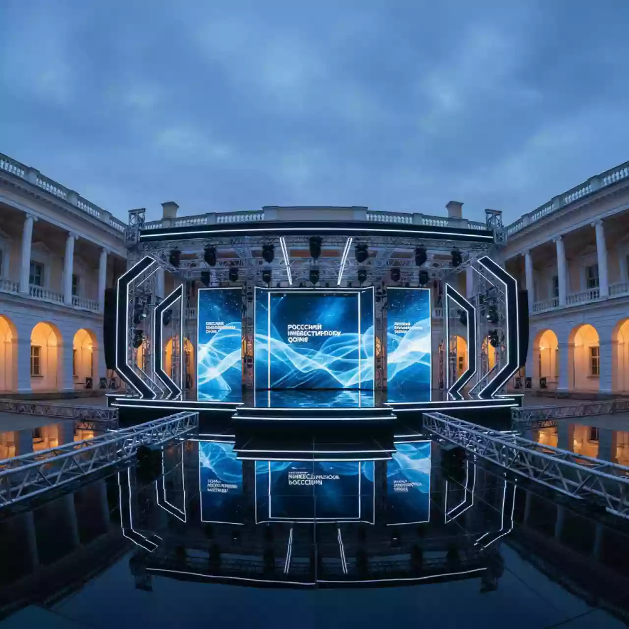 Аренда Сцена 12х10 м в усадьбе Голицына — ART SPACE