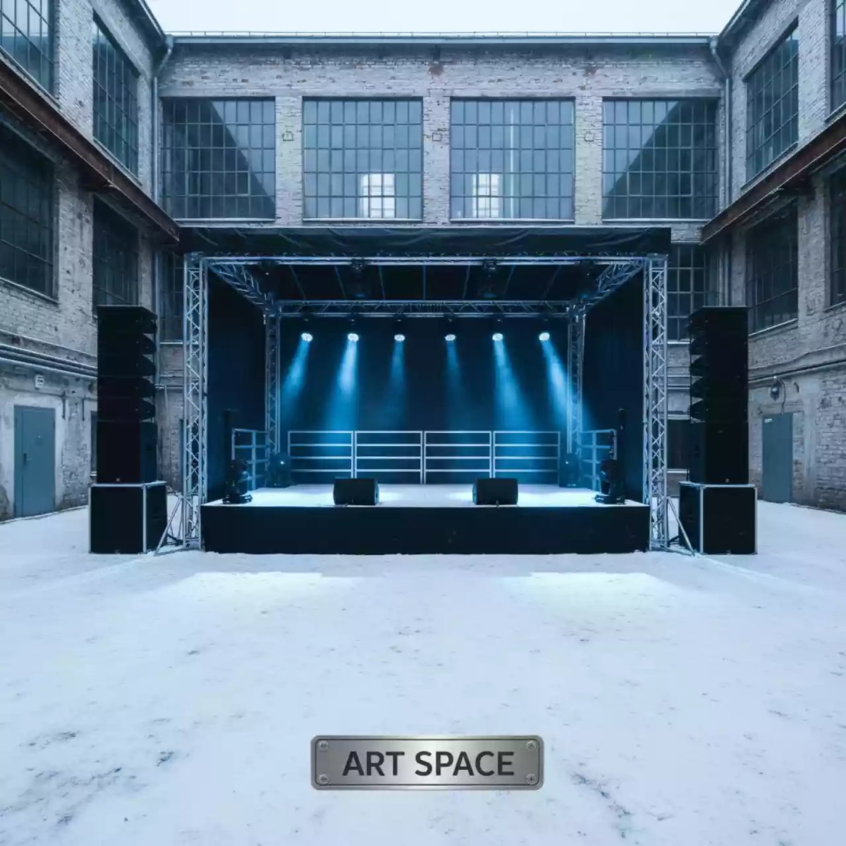 Аренда Сцена 4х3 м Europodium в лофте «Студия 21» — ART SPACE