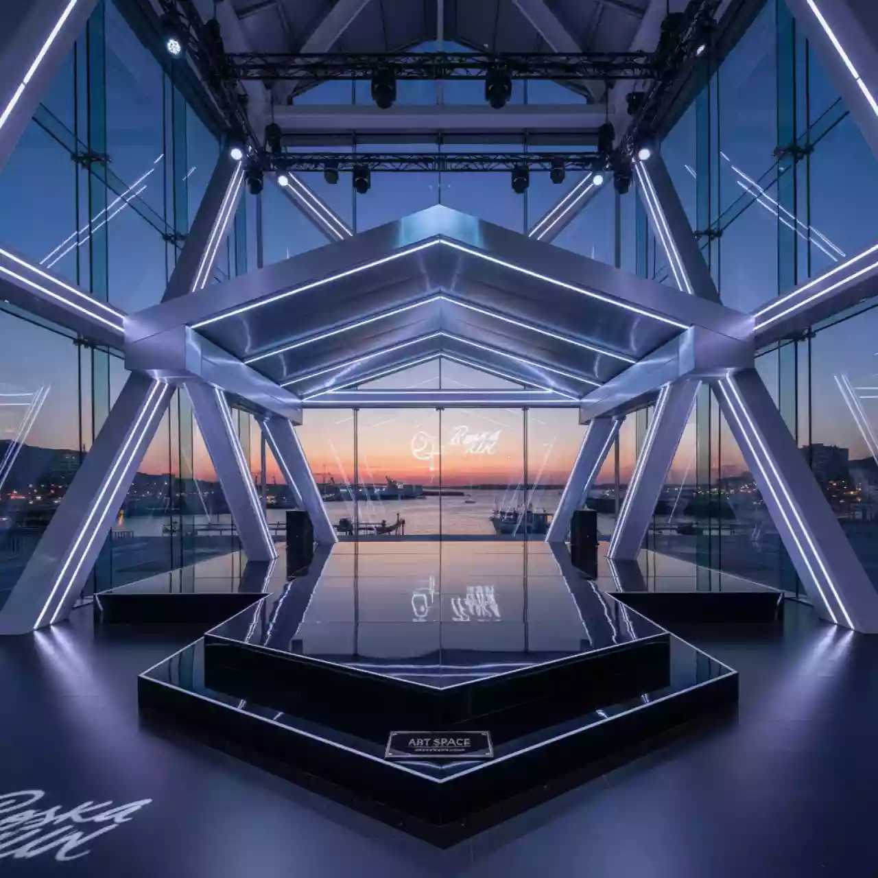 Аренда Сцена крыша подиум в зале «Чайка» (Морпорт) — ART SPACE