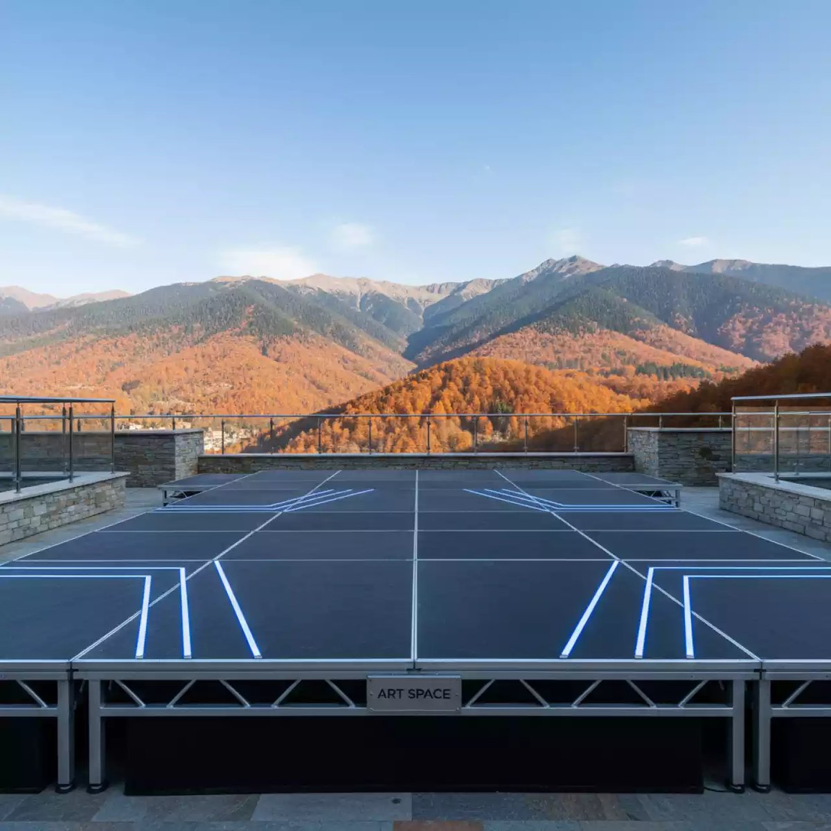 Аренда Сцена разборная 6х4 м в Гранд Отель Поляна — ART SPACE