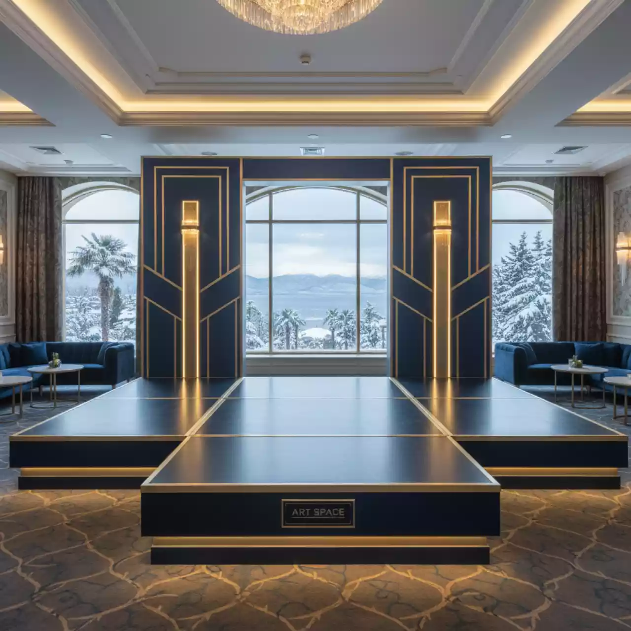 Аренда Сцена разборная 8х6 м в Mercure Сочи Центр — ART SPACE