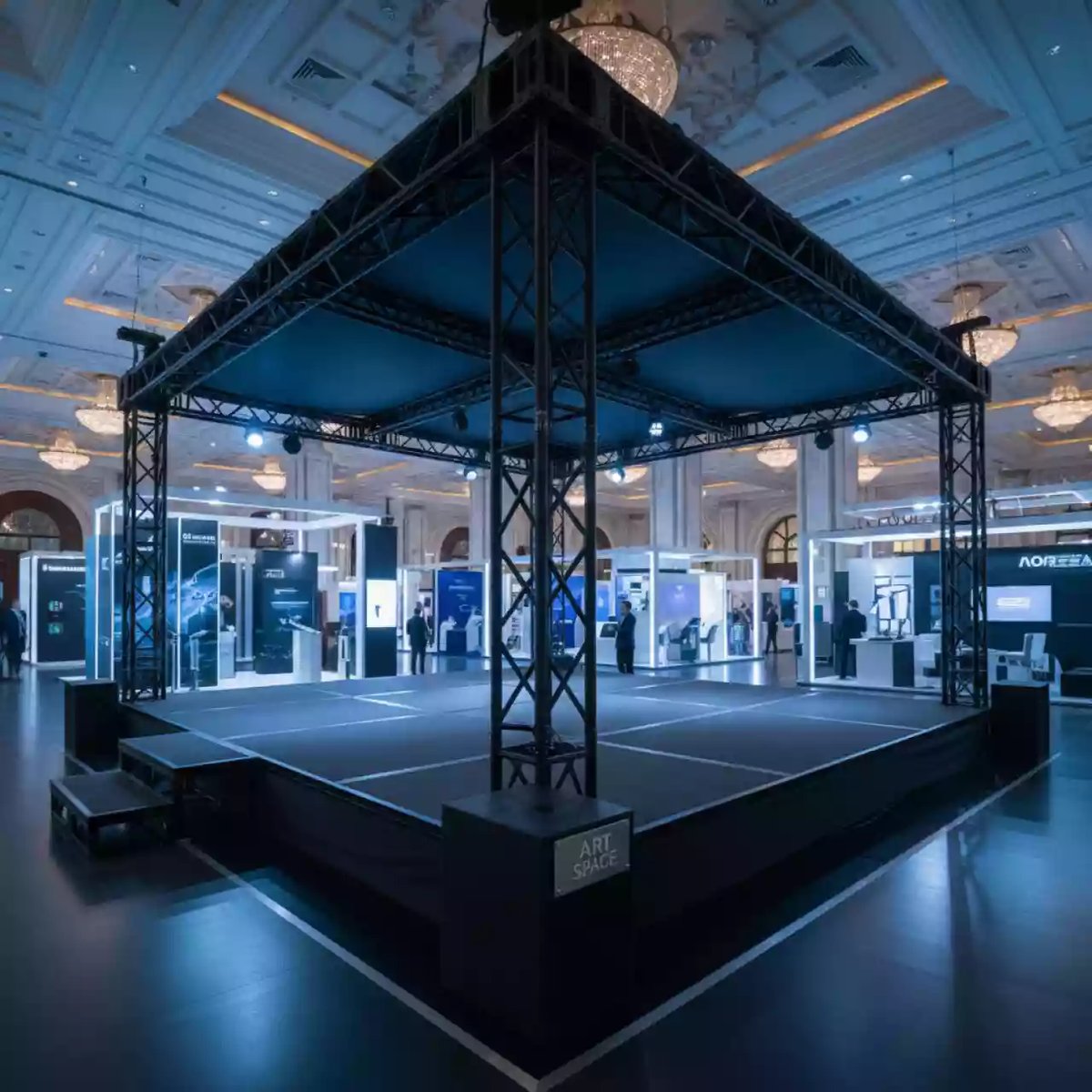 Аренда Сцена разборная для выступлений 10х8 м в казино «Сочи» — ART SPACE