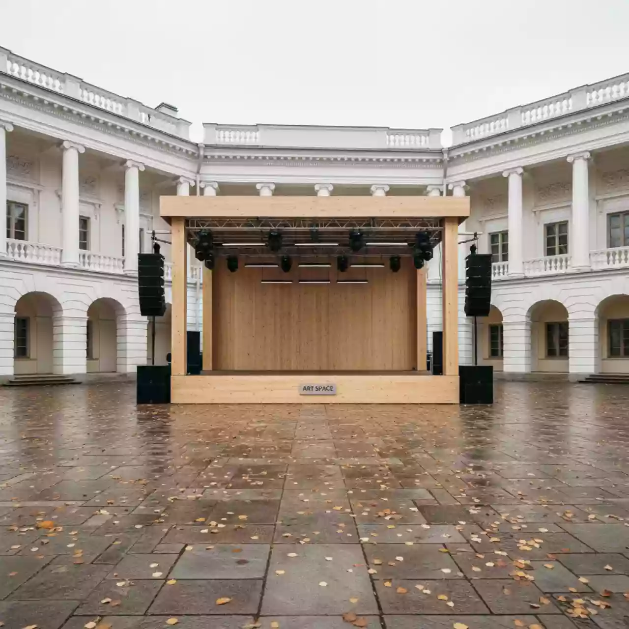 Аренда Сцена со звуком и светом в усадьбе Голицына — ART SPACE