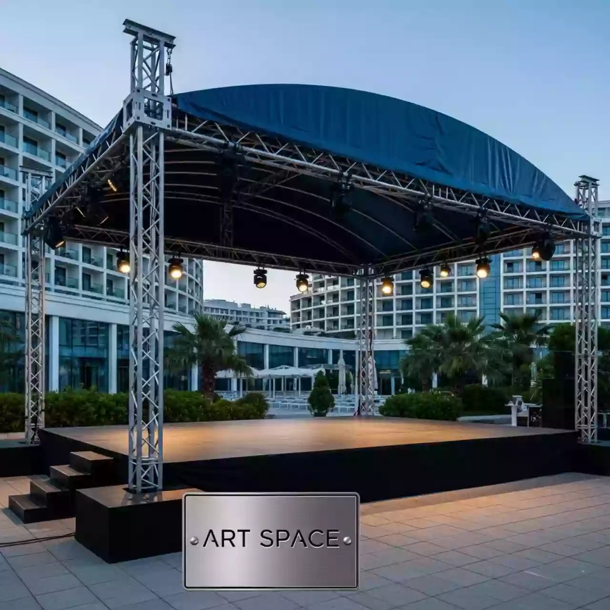 Аренда Сцены с арочной крышей 4х6 м в Cosmos Sochi Hotel — ART SPACE