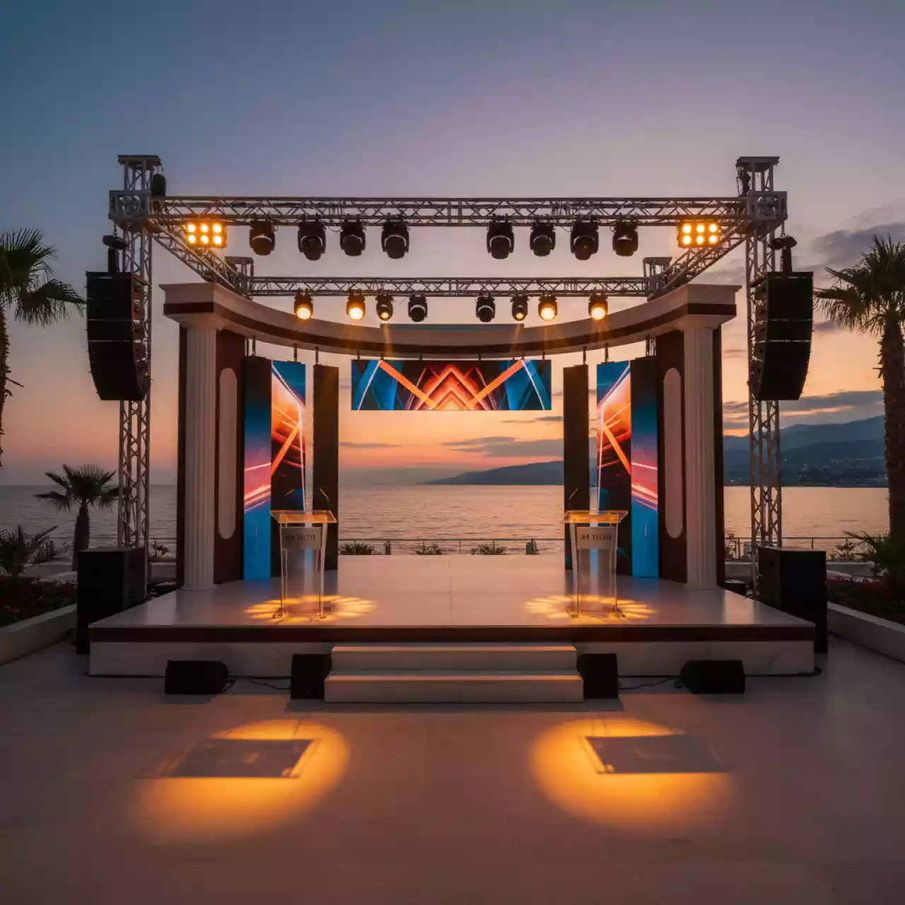 Аренда Сцены свет звук подиумы в Imeretinskiy Hotel — ART SPACE