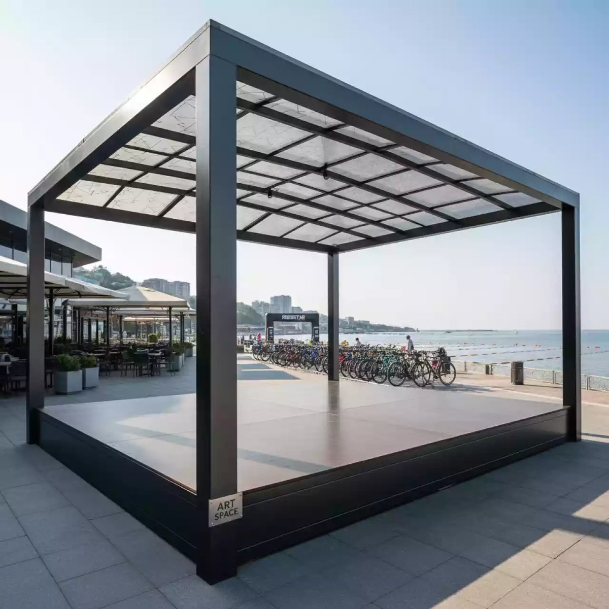 Аренда Сцены уличные арочного типа 4х6 м в ресторане «Магеллан» — ART SPACE