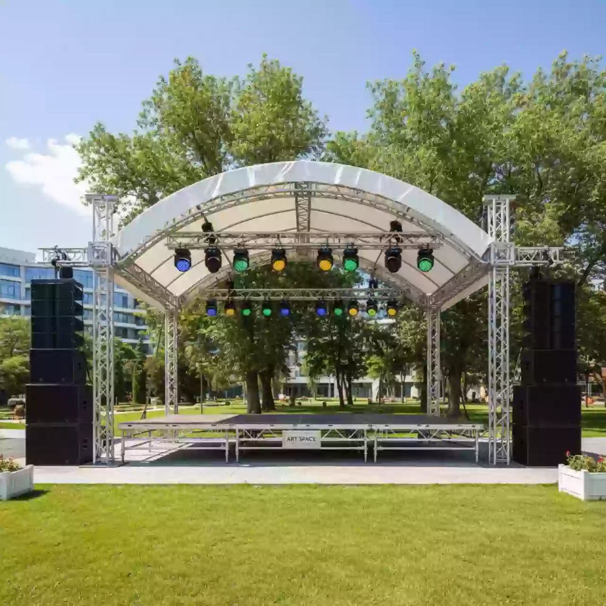 Аренда Сцены уличные арочного типа 6х8 м в санатории «Заполярье» — ART SPACE