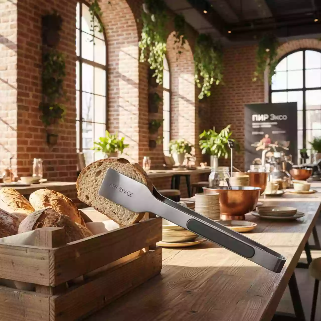 Аренда Щипцы для хлеба в ресторане «Сыроварня» — ART SPACE