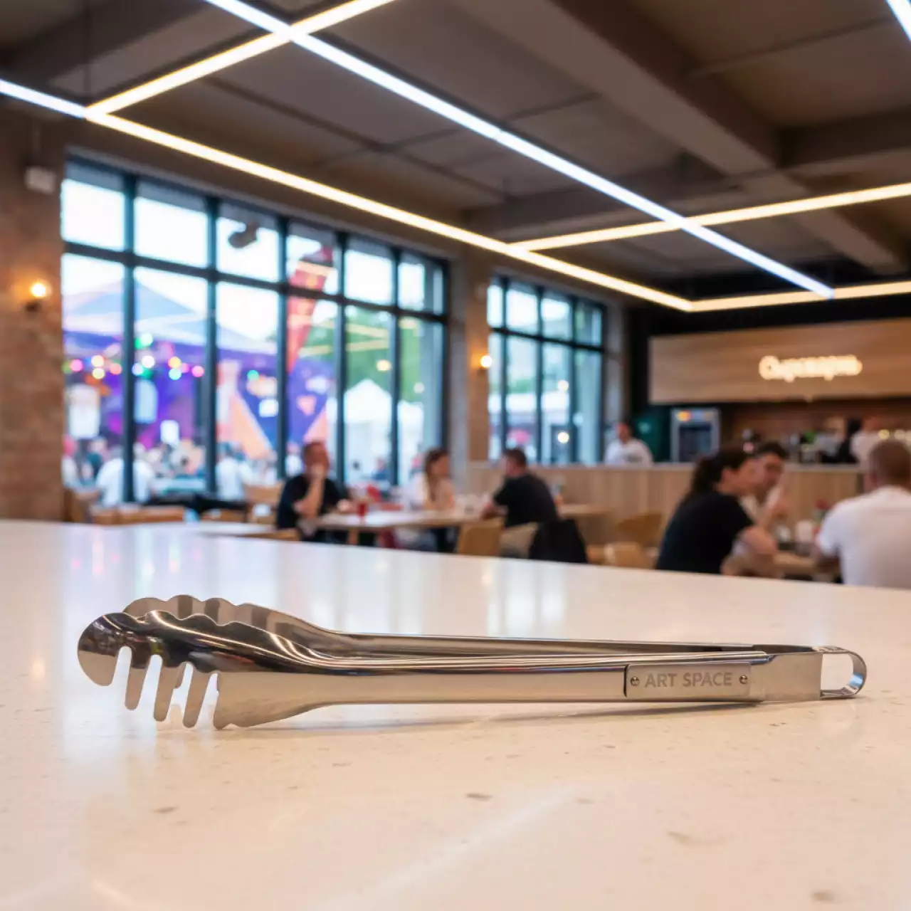 Аренда Щипцы для спагетти нержавеющие гребенка 20 см в ресторане «Сыроварня» — ART SPACE