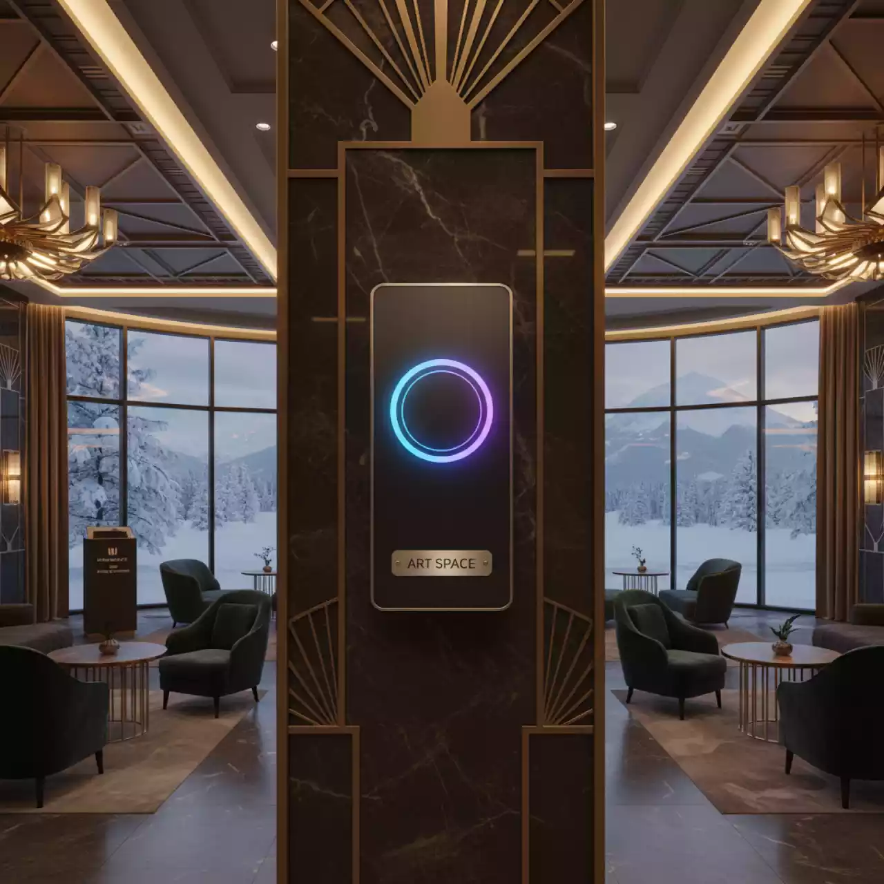 Аренда Считыватель карт RFID Advent Biotech IDETRIS 12R MFosdp в Mövenpick Hotel — ART SPACE