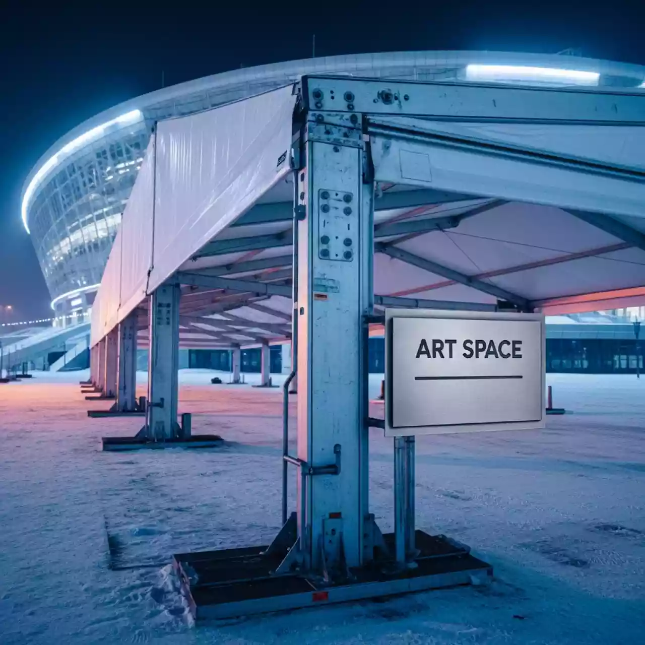 Аренда Секции для удлинения ТК 6,2х12,6 м 2 шт на арене «Фишт» — ART SPACE