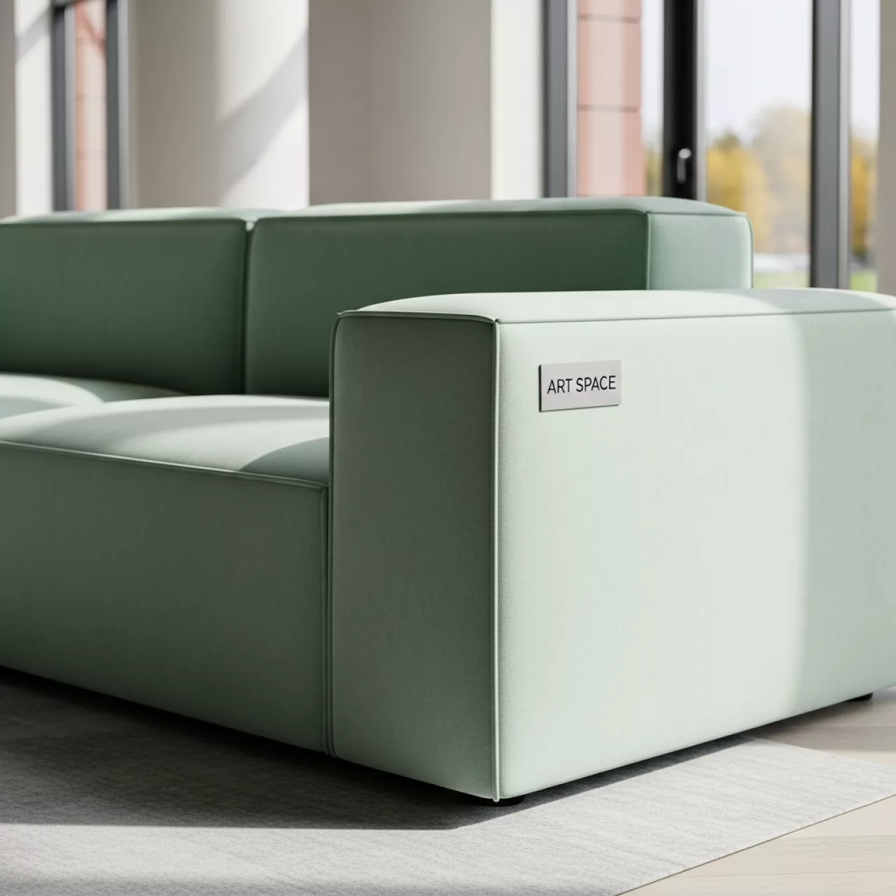 Аренда Секция модульная California Mint мятная в Courtyard by Marriott Sochi — ART SPACE