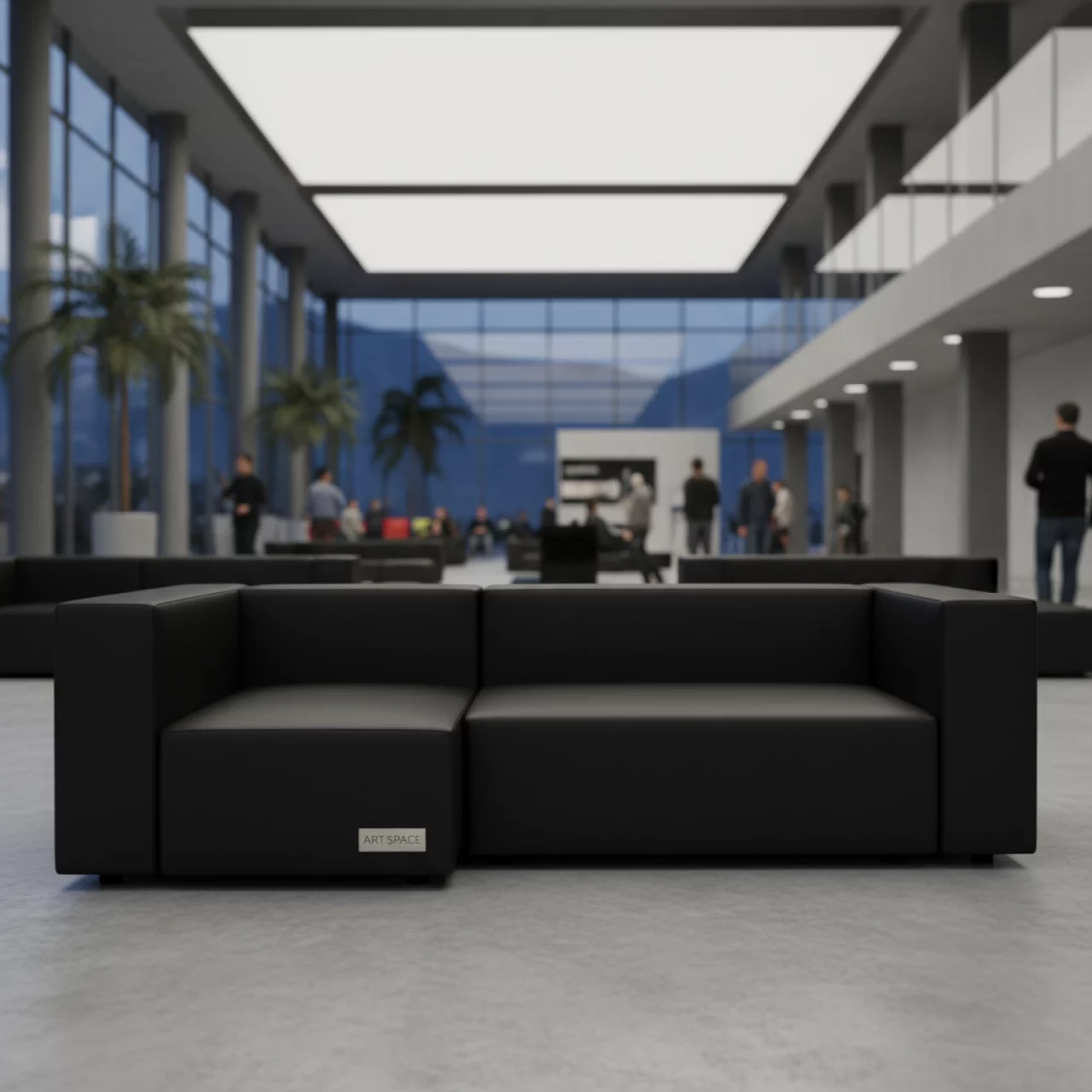 Аренда Секция угловая Block правая черная в Сочи Парк Отеле — ART SPACE