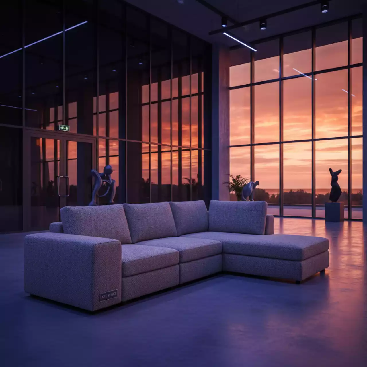 Аренда Секция угловая California серая в конгресс-холле отеля Жемчужина — ART SPACE