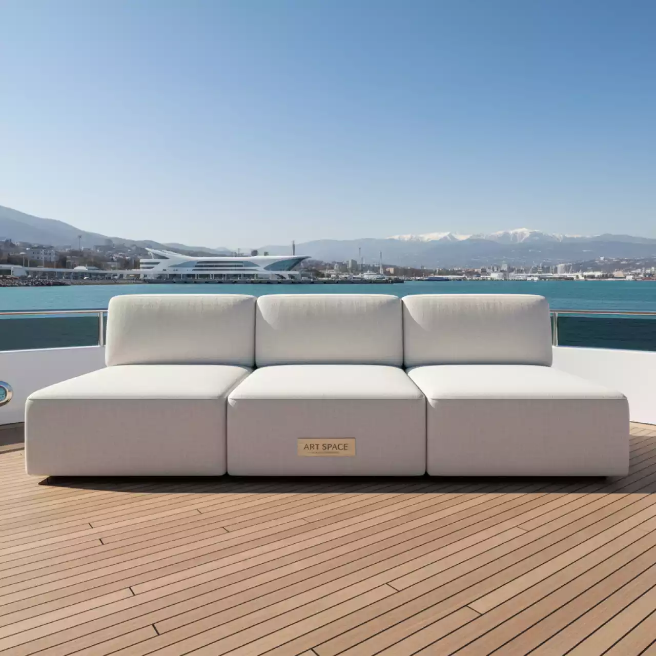 Аренда Сектор приставной на VIP теплоходе (Морпорт Сочи) — ART SPACE